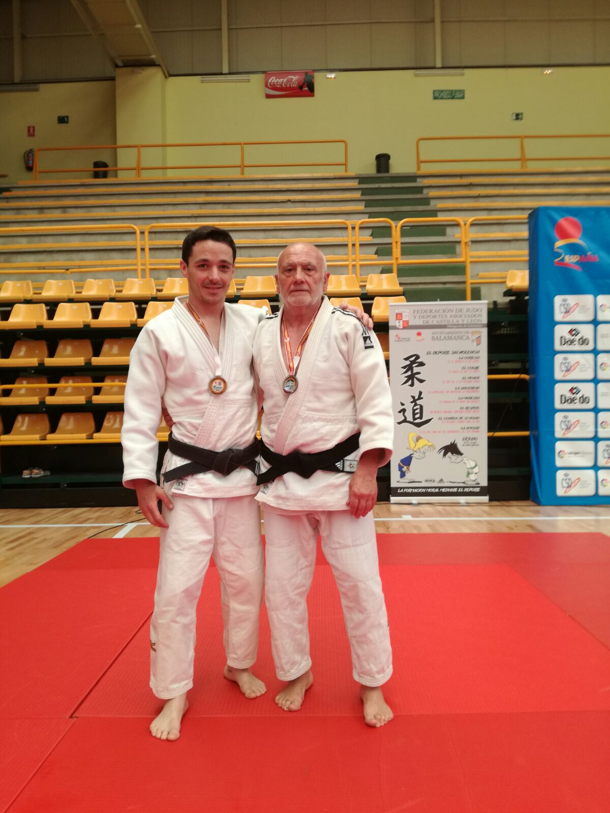 4 medallas en el  Campeonato de España de Judo Veteranos, Salamanca 27-05-17. Resultados.